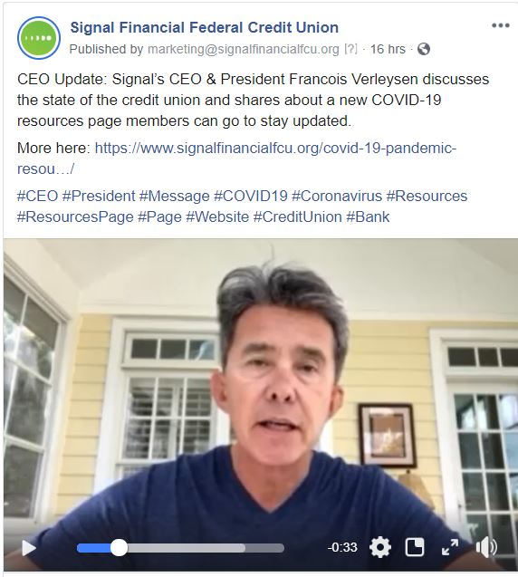 ceo update facebook