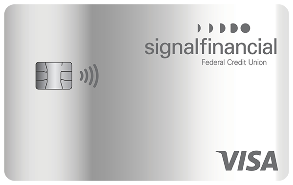 Signal Financial Federal Credit Union Platinum visa credit card