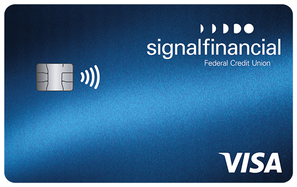 Signal Financial Federal Credit Union Signature visa credit card