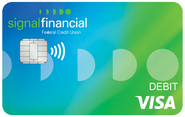Signal debit card