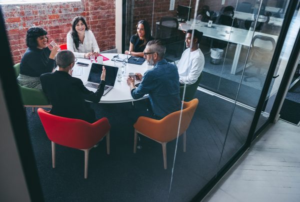 Creative businesspeople having a meeting in office