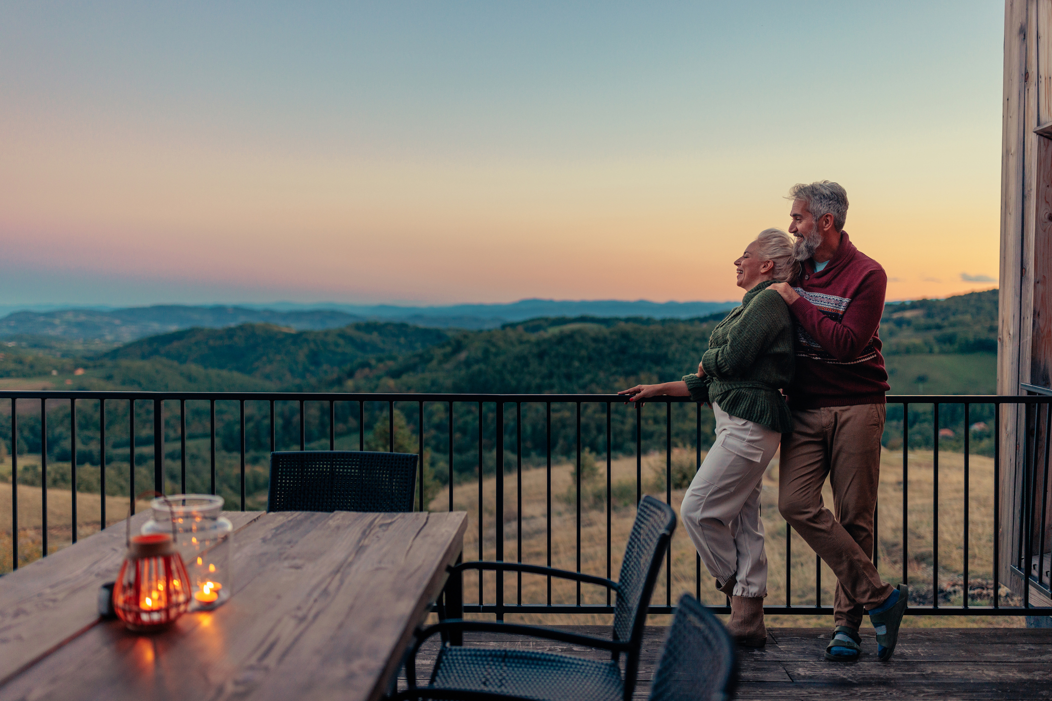 Couple enjoying retirement